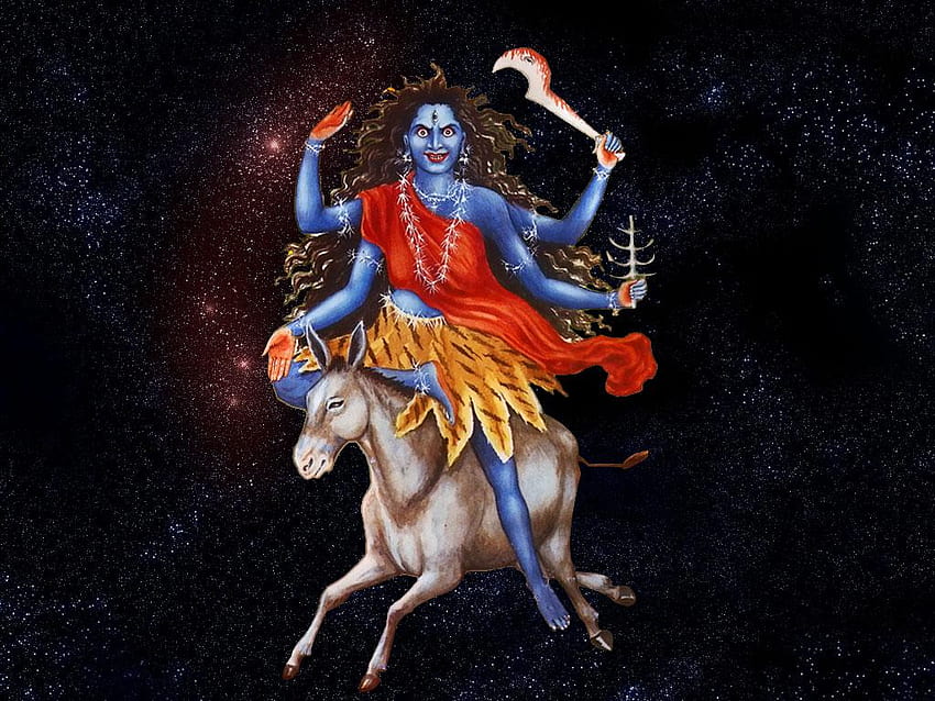 Maa Kalratri &, Göttin des Universums HD-Hintergrundbild