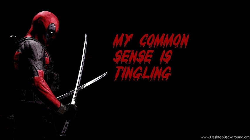 The Deadpool Common Sense , Deadpool Common ... Backgrounds HD wallpaper