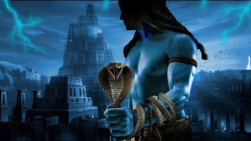 พระเจ้าพระอิศวรกับงูในมือ Mahadev มือ Mahadev วอลล์เปเปอร์ HD