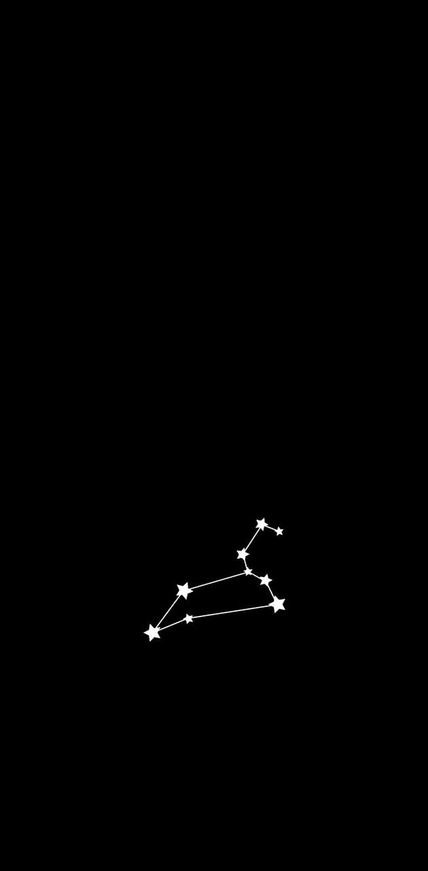 Czarny znak zodiaku lwa autorstwa BISWAJEETZ007, estetyka znaku zodiaku lwa Tapeta na telefon HD