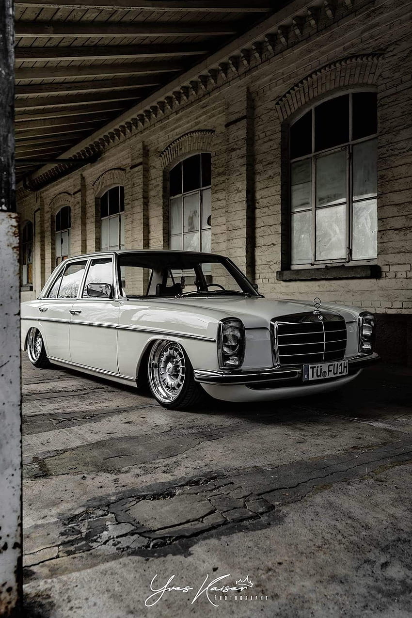 Anstecknadel von Ruben Lozano auf Autos, Mercedes Benz W115 HD-Handy-Hintergrundbild