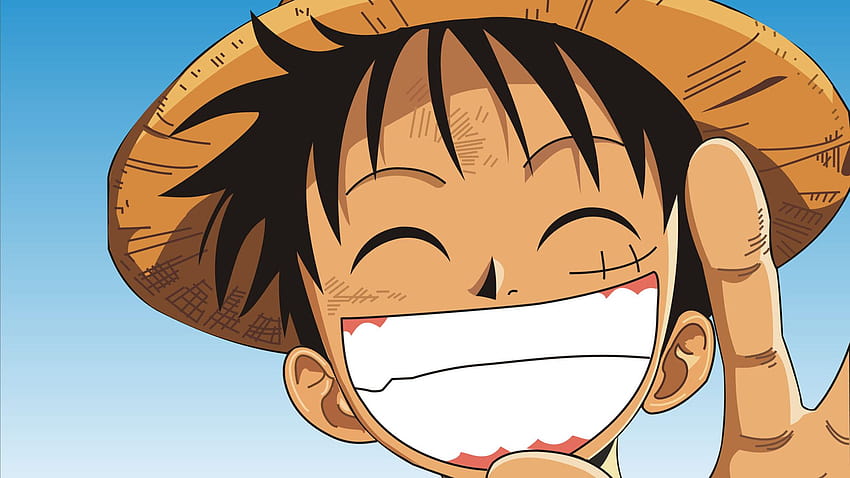 luffy smile, luffy smiling HD wallpaper