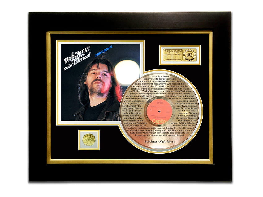 LIMITED EDITION ETCHED GOLD LP 'BOB SEGER HD wallpaper