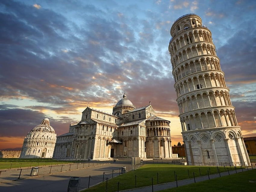 Leaning Tower of Pisa HD wallpaper