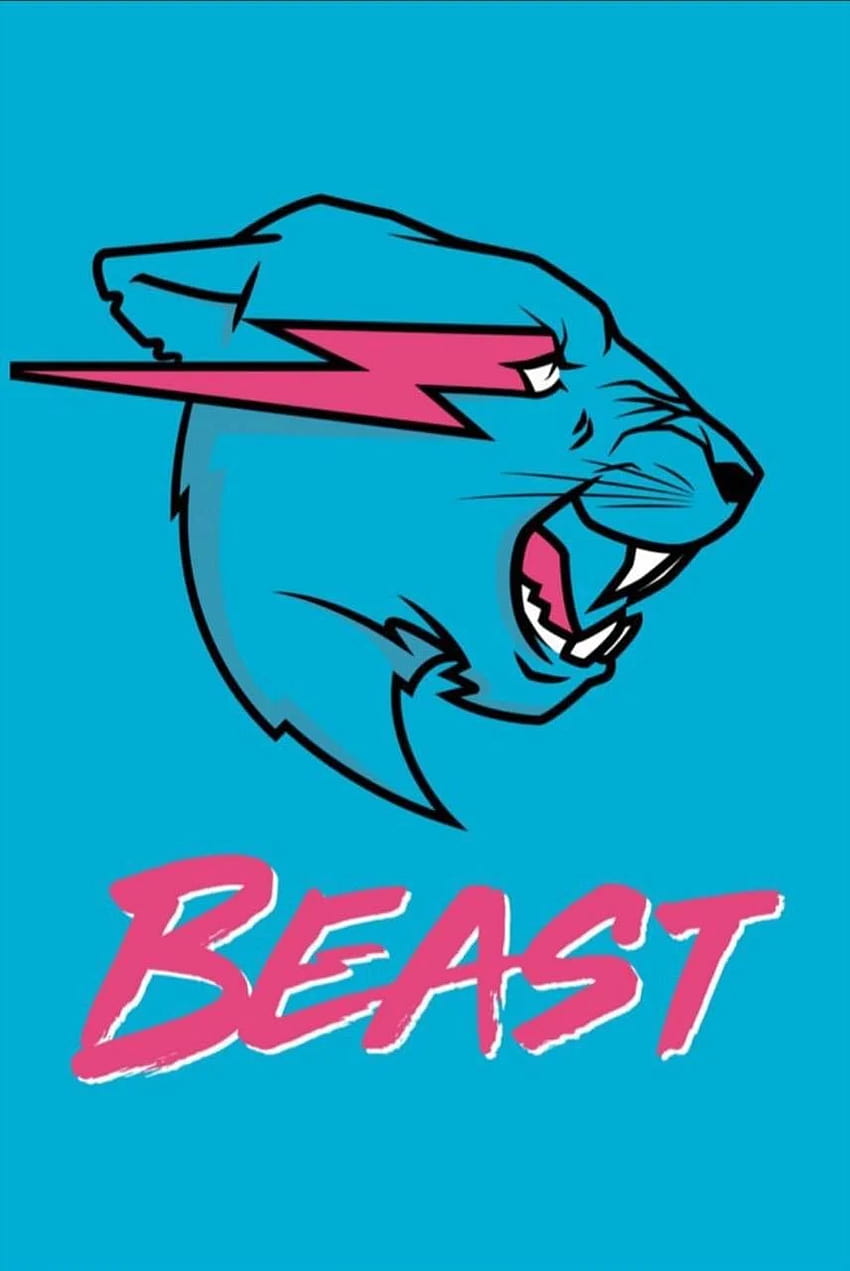 Класически звяр от Fattyboy1755, лого на Mr Beast HD тапет за телефон