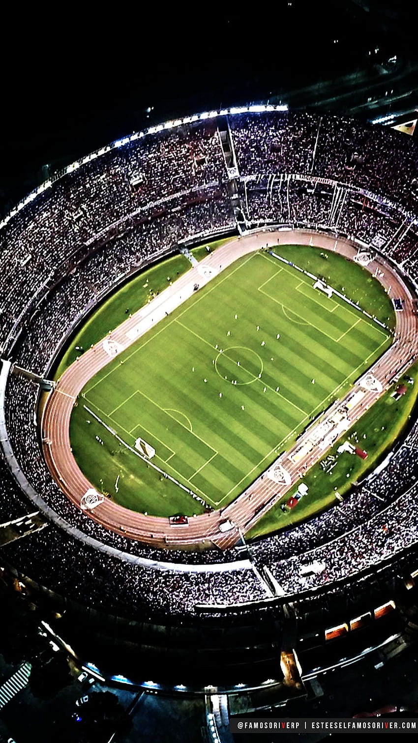 DESCARGA] Fondo de Pantalla Celular River Plate, anıtsal stadyum HD telefon duvar kağıdı