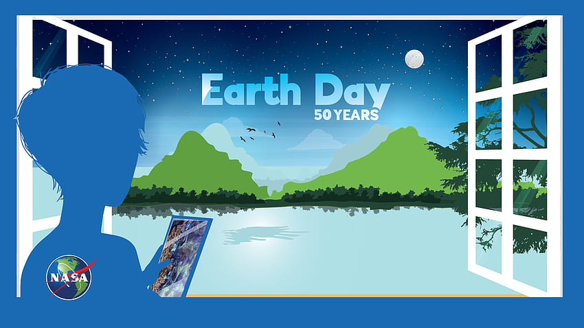 EartayAtHome with NASA, world earth day HD wallpaper