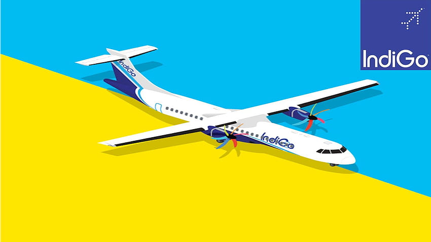 IndiGo lance de nouveaux vols ATR sur son réseau existant, indigo airlines Fond d'écran HD