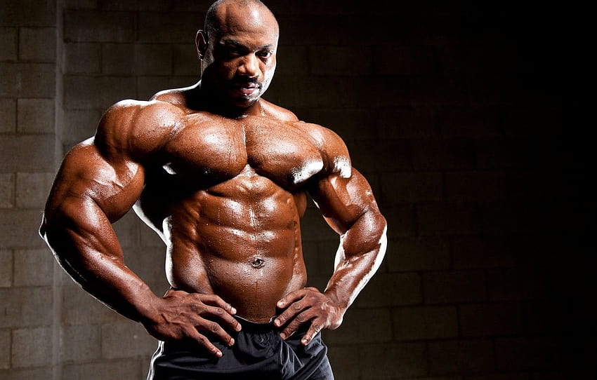 músculos, prensa, pose, abdominales, culturista, Dexter Jackson fondo de pantalla