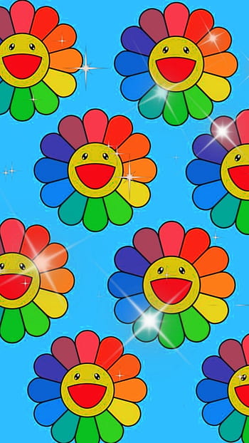 Takashi Murakami  Flowers with Smiley Faces 2020  Available for Sale   Artsy