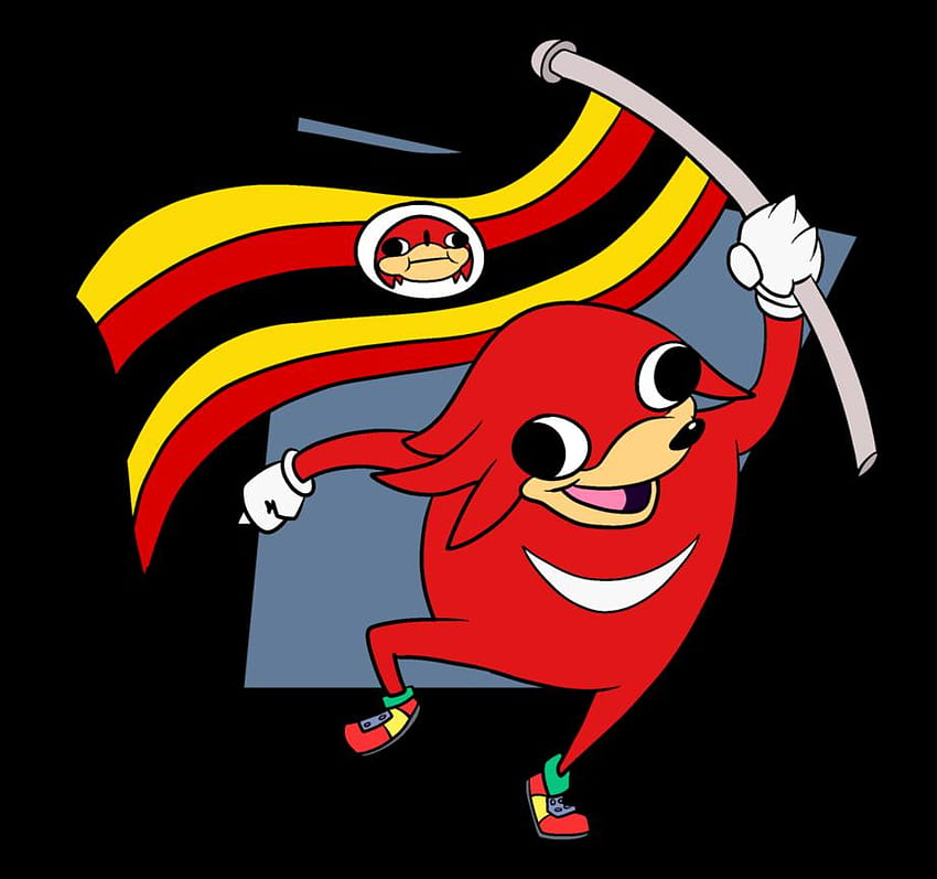 Ugandan Knuckles 게시자: Ethan Thompson, 우간다 너클 애니메이션 HD 월페이퍼