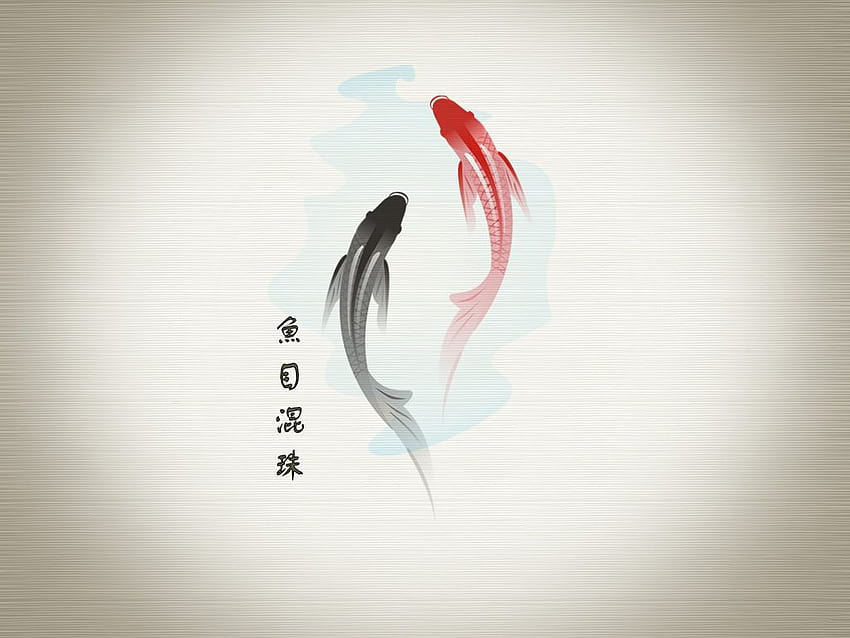 Yin Yang Koi Balığı, yin yang balığı HD duvar kağıdı