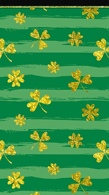 watercolor shamrocks  st patricks day Fabric  St patricks day wallpaper St  patrick St patricks day