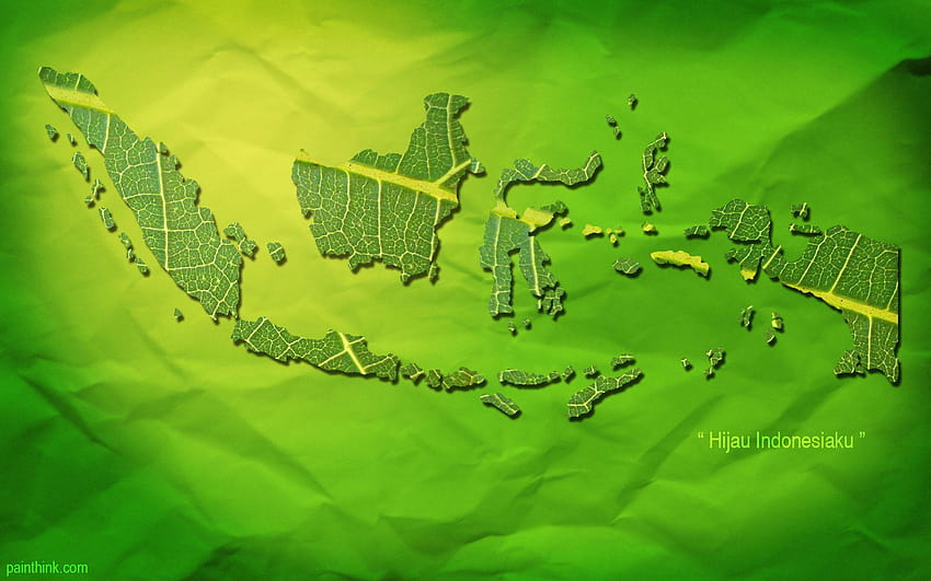 Tła Indonezja, tło hijau Tapeta HD