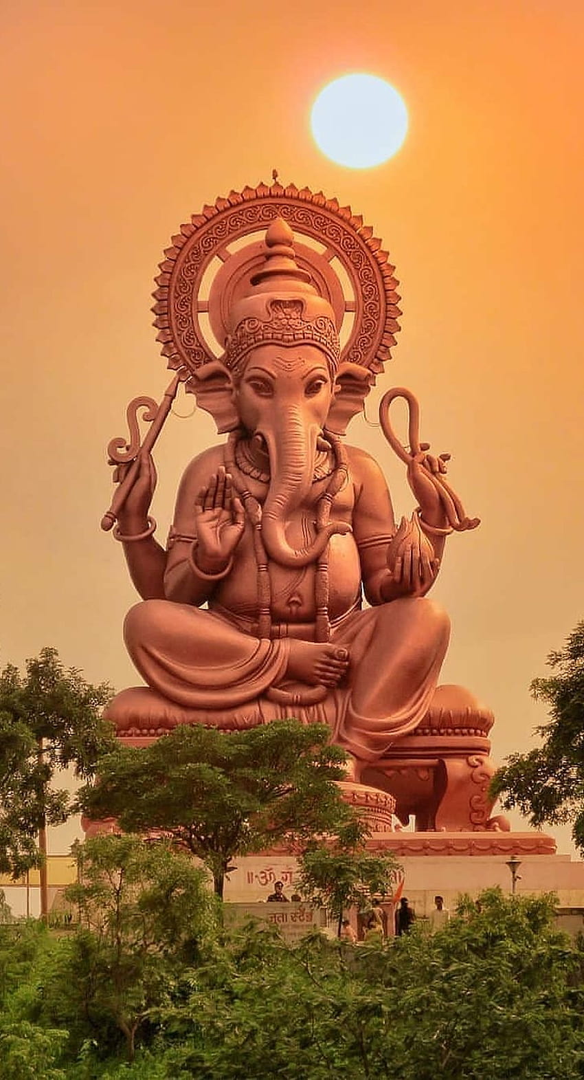 Patung Lord Ganesha untuk ponsel Android, iPhone, lord ganapathy Anda wallpaper ponsel HD