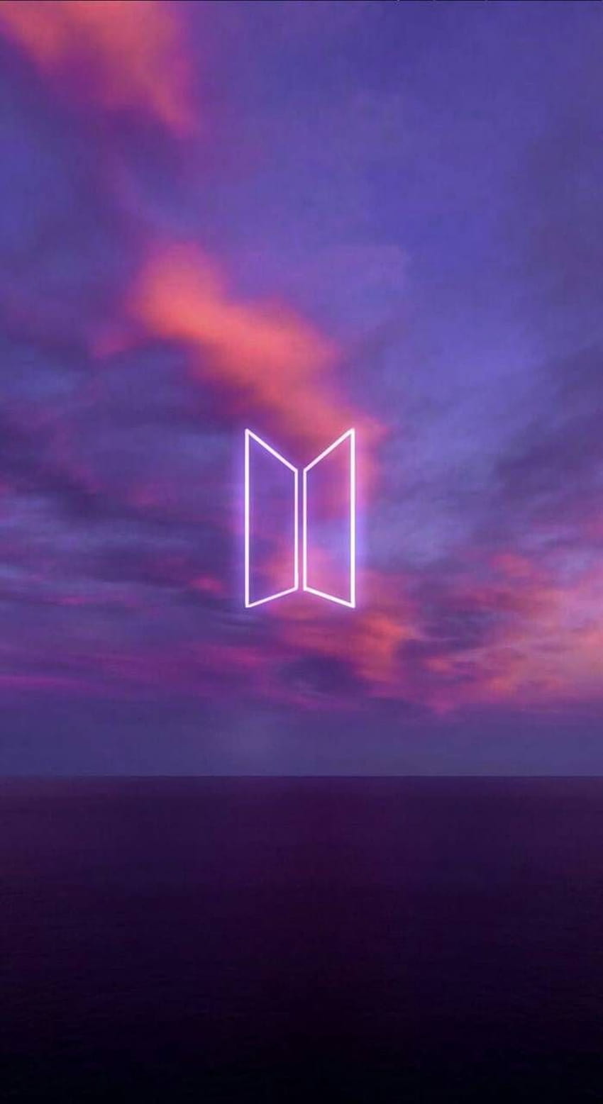 Logotipo de BTS por Sthity, mantequilla bts fondo de pantalla del teléfono