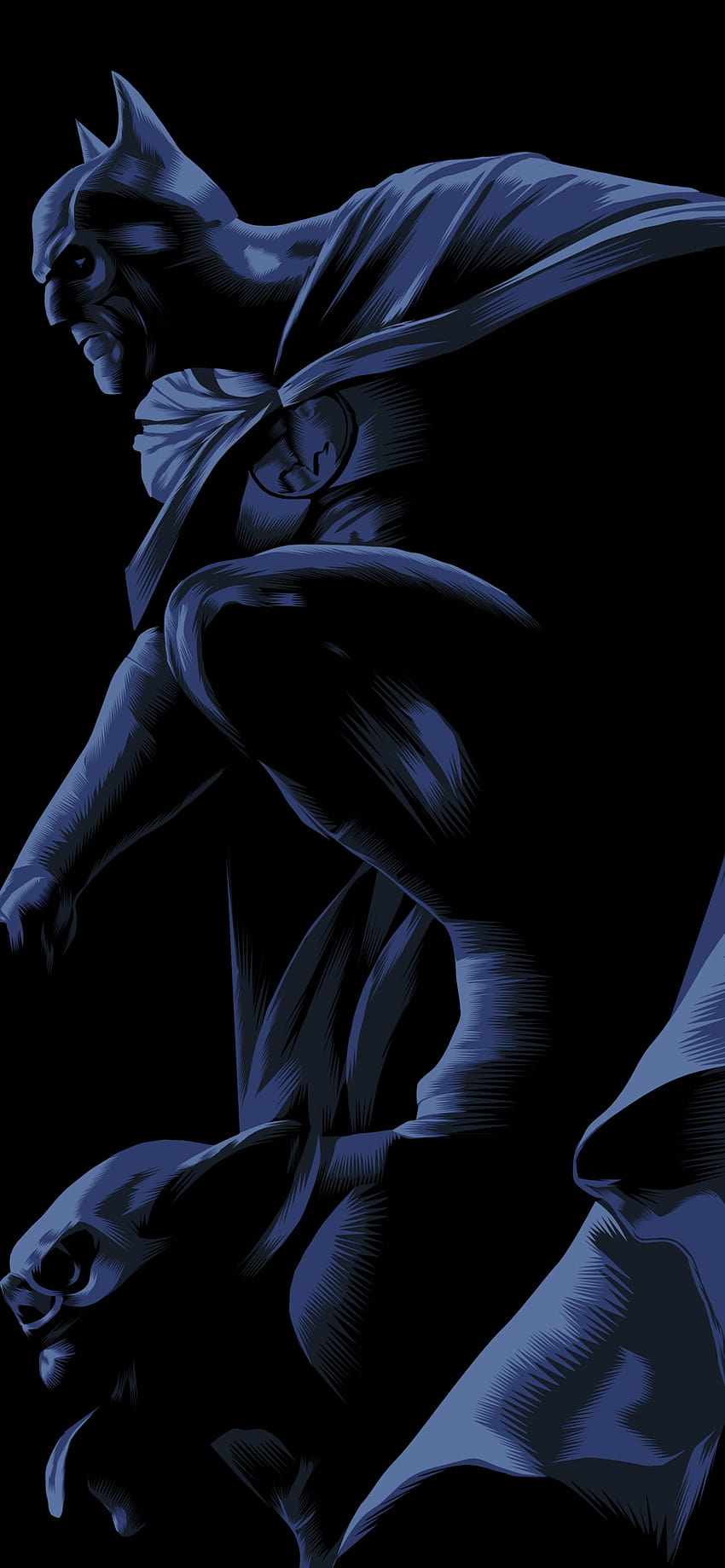 Batman , DC Superheroes, DC Comics, Black background, Graphics CGI, iphone batman HD phone wallpaper