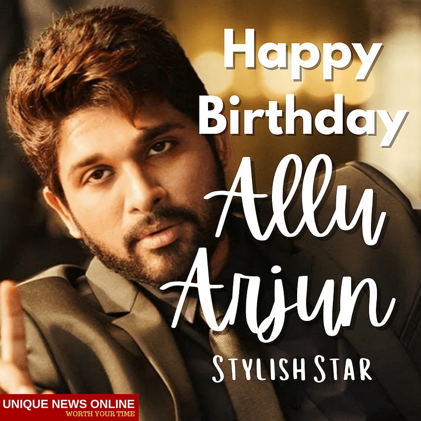 Happy Birtay Allu Arjun: Here are some Quotes, Wishes, facebook and Twitter Messages to Share with Stylish Star, allu arjun birtay HD phone wallpaper