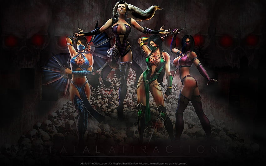 Mortal Kombat Kitana, jade mortal kombat HD wallpaper