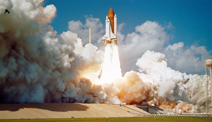 Challenger Space Shuttle, Peluncuran, roket, kendaraan perjalanan ruang angkasa, eksplorasi ruang angkasa Wallpaper HD
