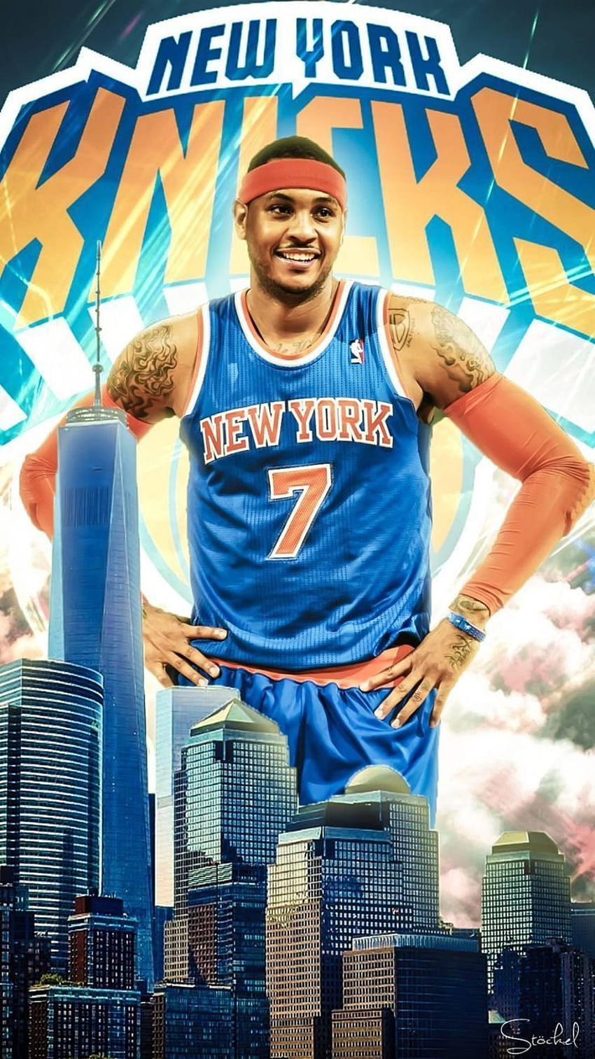 New york knicks art, vintage basketball HD phone wallpaper
