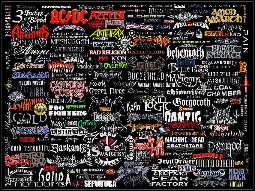 MetalCaptcha: captcha with heavy metal band logos, metal logo HD ...