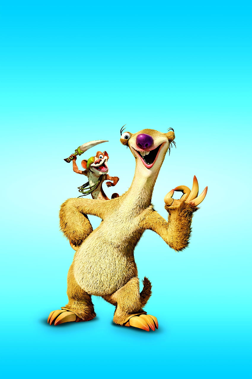 Cartoon Ice Age , CRY68 Q For And Mobile, ice age sid background HD phone wallpaper