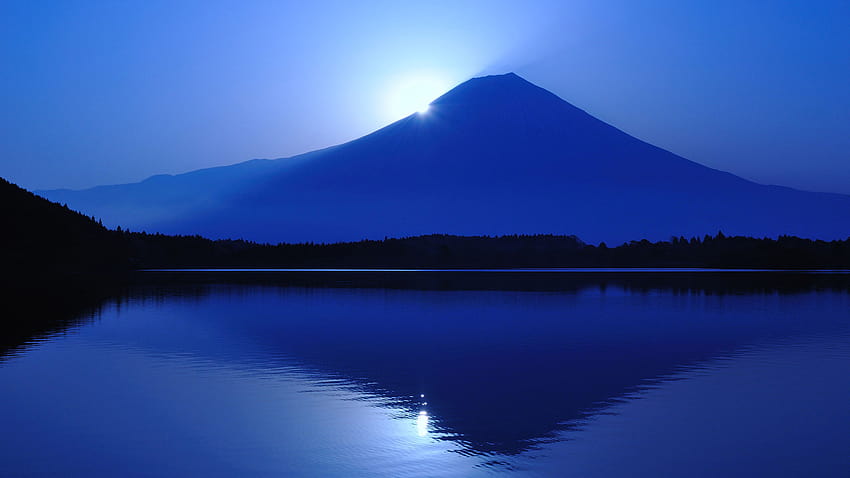 Japon Fuji Mountain , Paysage du Mont Fuji, mont fuji violet Fond d'écran HD