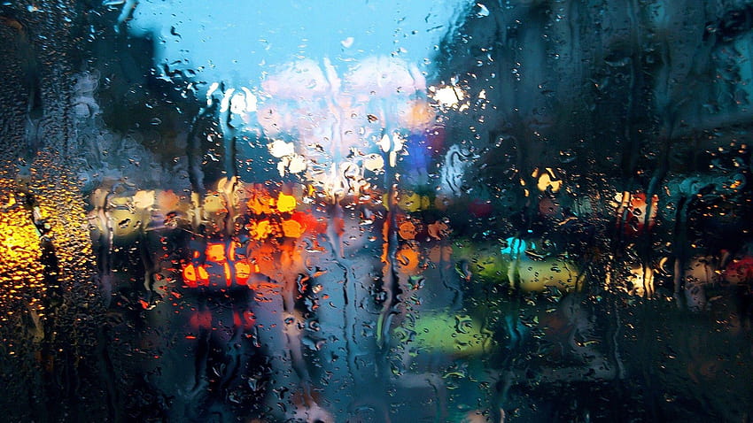Latar Belakang Hari Hujan, hari hujan Wallpaper HD
