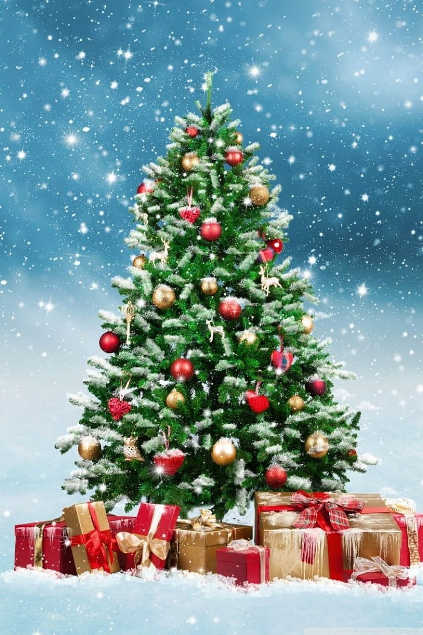 Beautiful Christmas Tree 2016 Ultra Backgrounds for U TV : Tablet ...