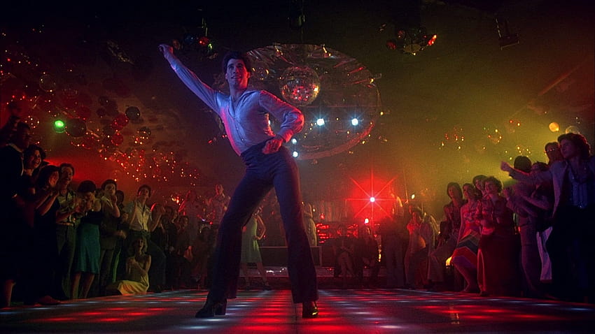 Świętuj 40. urodziny „Gorączki sobotniej nocy” nową wersją reżyserską – Film Daily, Saturday Night Fever John Travolta i Karen Lynn Gorney Tapeta HD