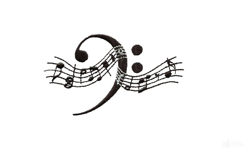 Bass Clef, Clip Art, Clip Art on Clipart Library HD тапет