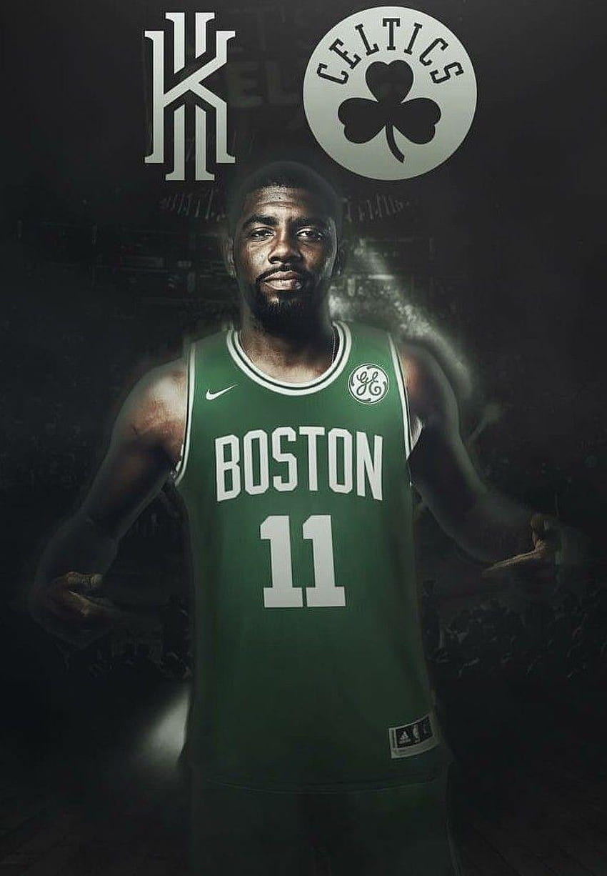 Kyrie Irving dans Boston Celtics, Kyrie Irving Boston Celtics Fond d'écran de téléphone HD