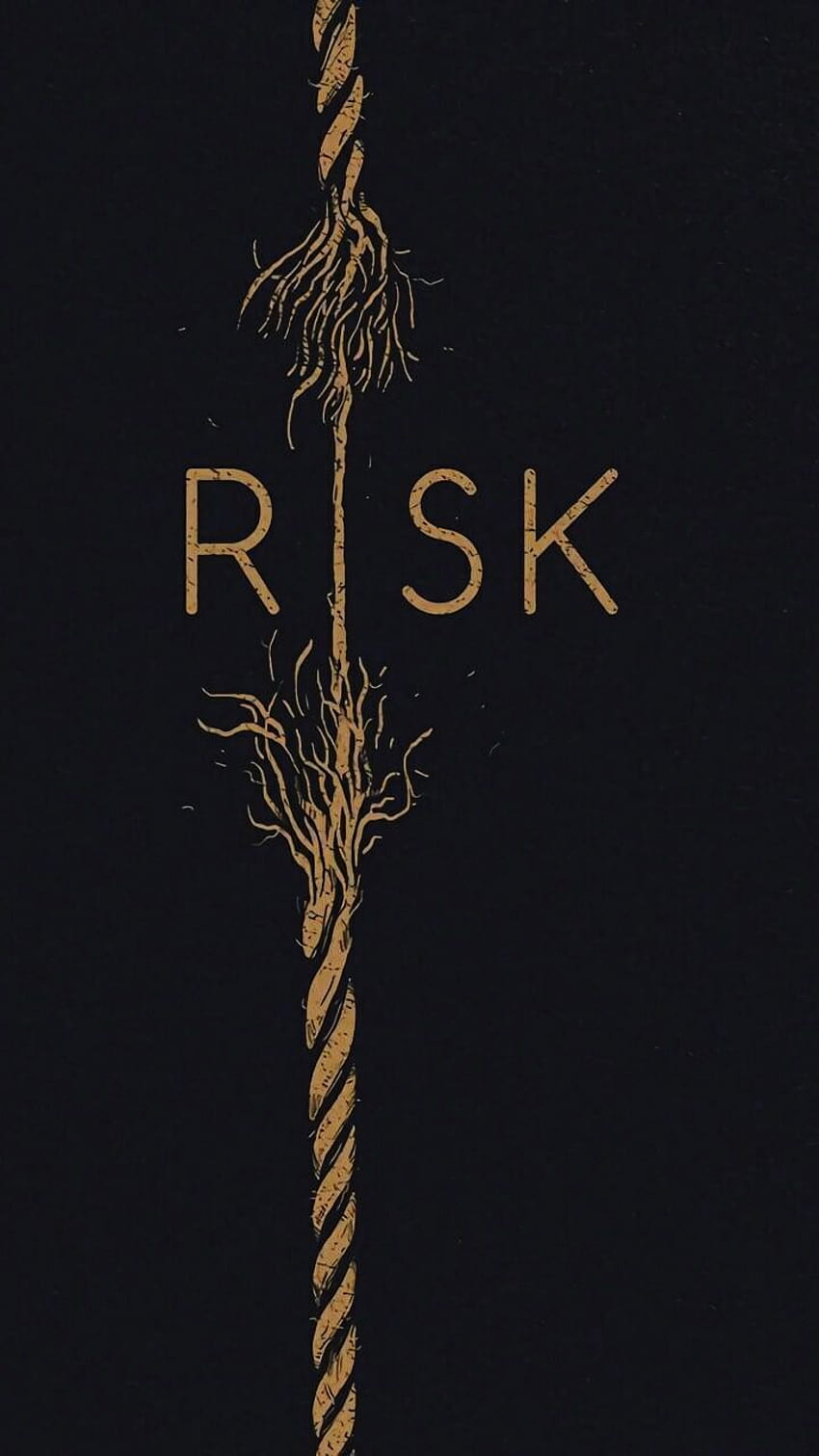 Poetic illustration of what risk means. HD phone wallpaper