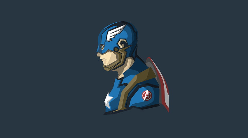 Captain America Cartoon, captain america face HD wallpaper | Pxfuel