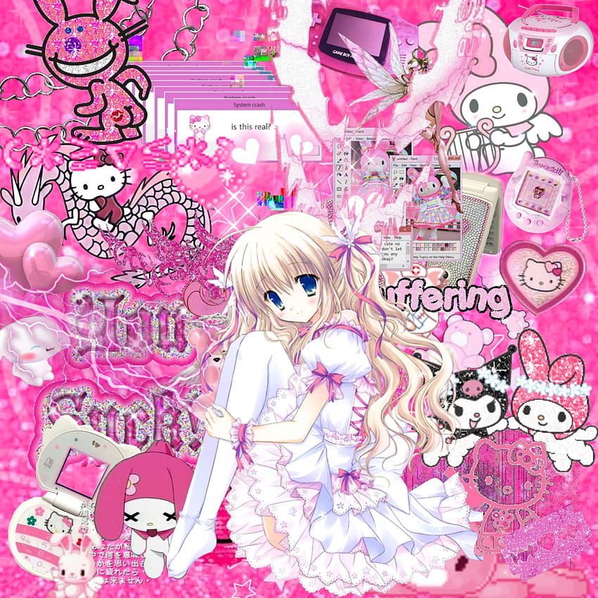 Animecore girl 2000s y, anime y HD phone wallpaper