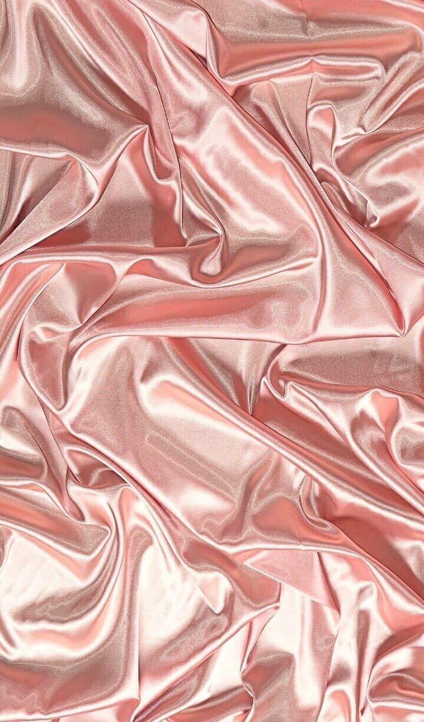 Rose Gold Silk, gold pink aesthetic HD phone wallpaper