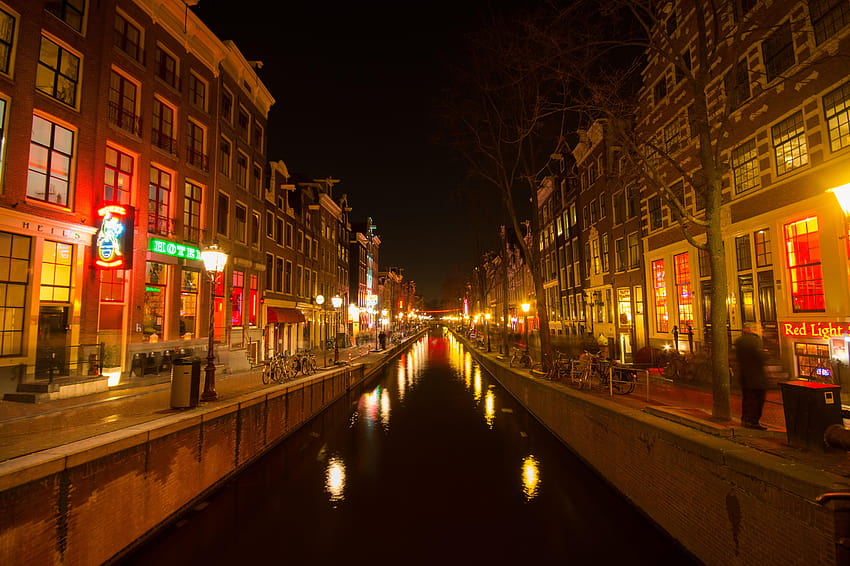 Red Light District , Amsterdam · Stock HD wallpaper