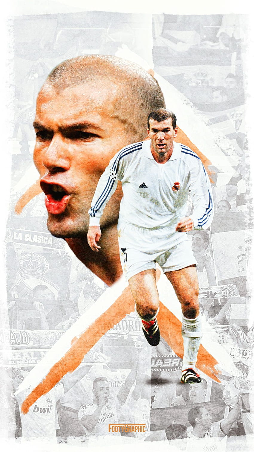 600 Zinedine Zidane Tapeta na telefon HD