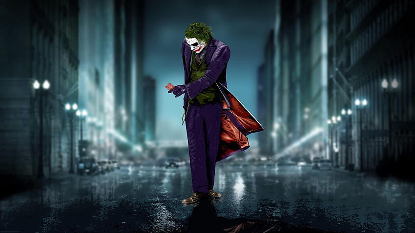 Joker Warum so ernst HD-Hintergrundbild