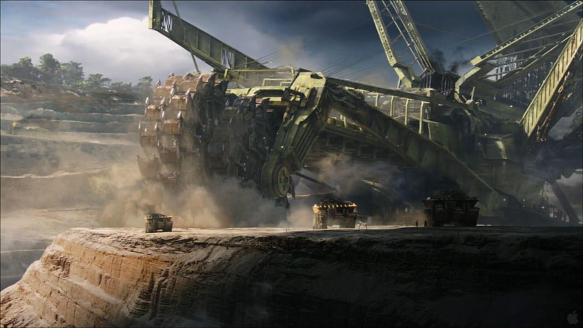 Bergbau HD-Hintergrundbild