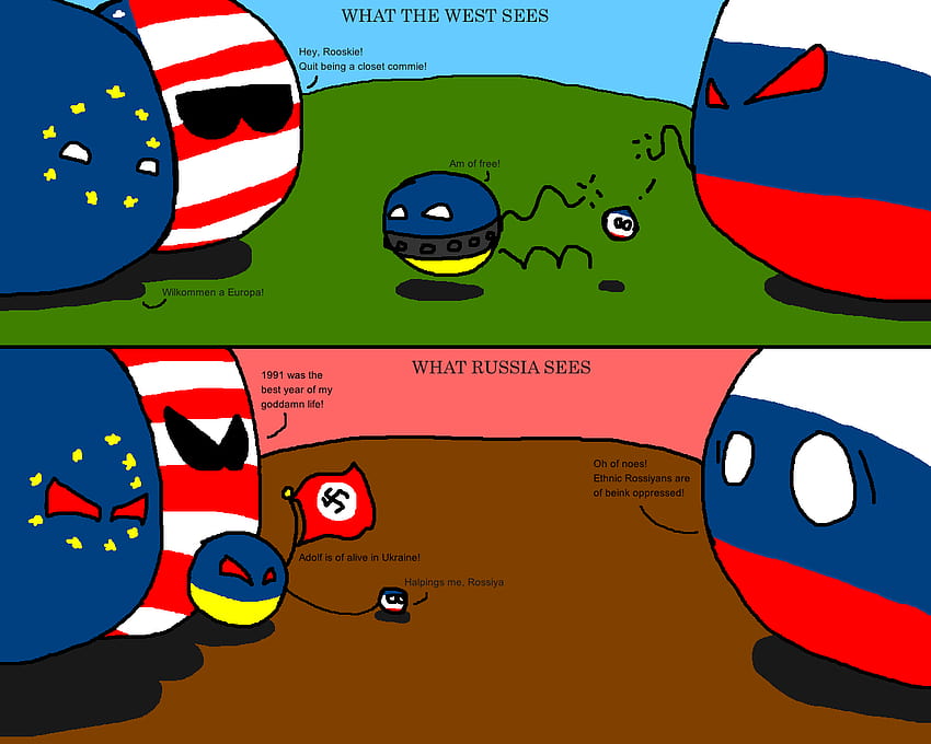 Everything you need to know about the Ukraine crisis, countryball russia HD wallpaper