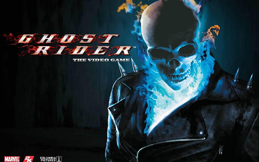 Ghost Rider Blue Flame Skull, blue ghost rider skull HD wallpaper