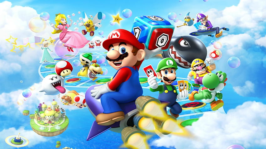 Super Mario Bros-Designs + Neu! HD-Hintergrundbild