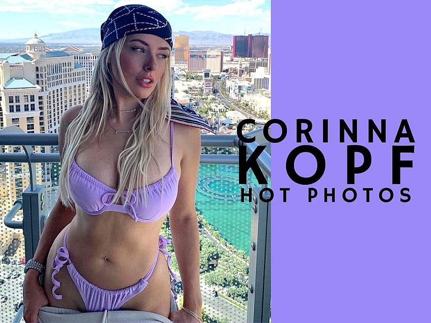 Corinna Kopf ateşli : Amerikalı model ve sosyal medya yıldızı siber uzayı stiliyle boğuyor HD duvar kağıdı