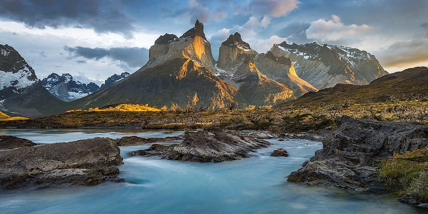 Nationalpark Torres del Paine, chilenisches Patagonien. : HD-Hintergrundbild
