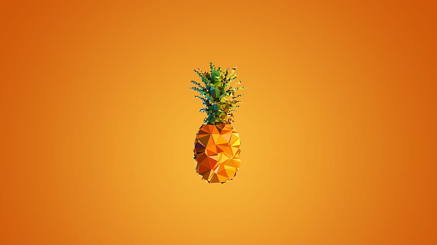 3 Pineapple by Reyna Keynd, Gold, pineapple aesthetic HD wallpaper