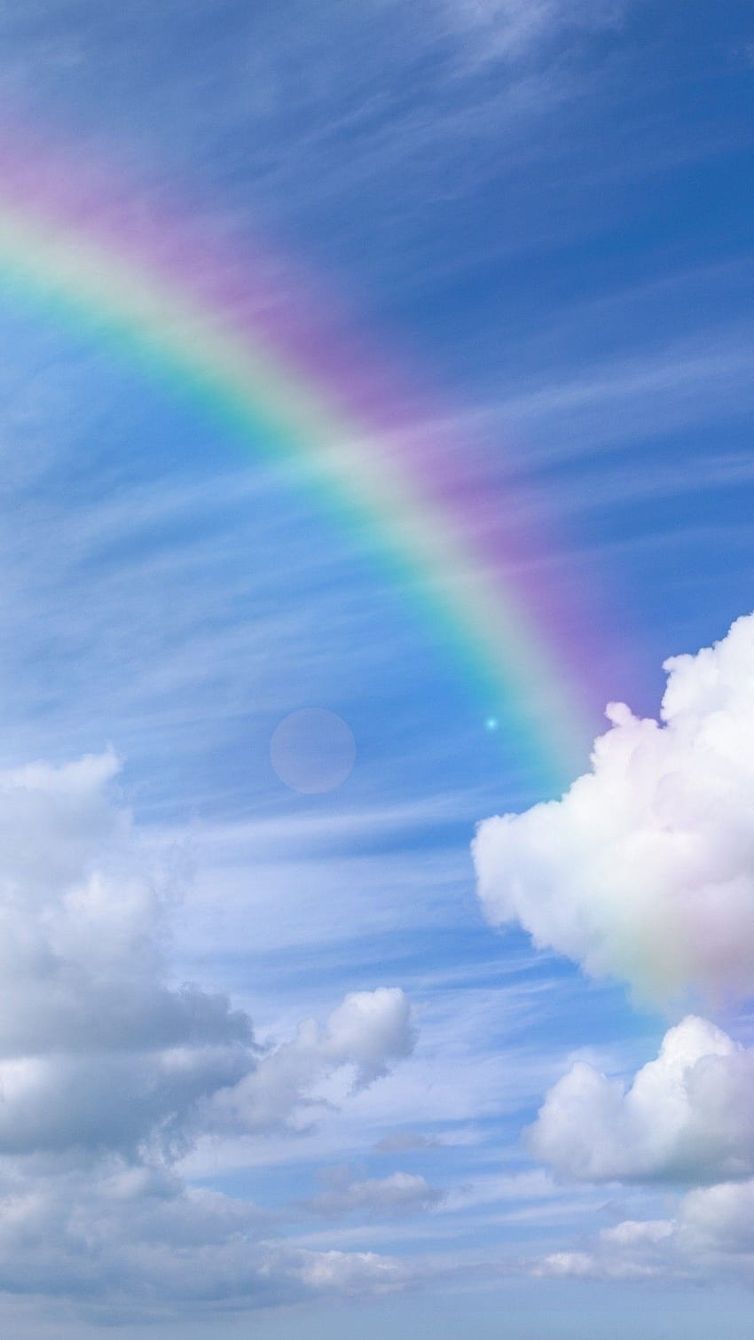 Rainbow Cloud, nubes de colores iphone fondo de pantalla del teléfono