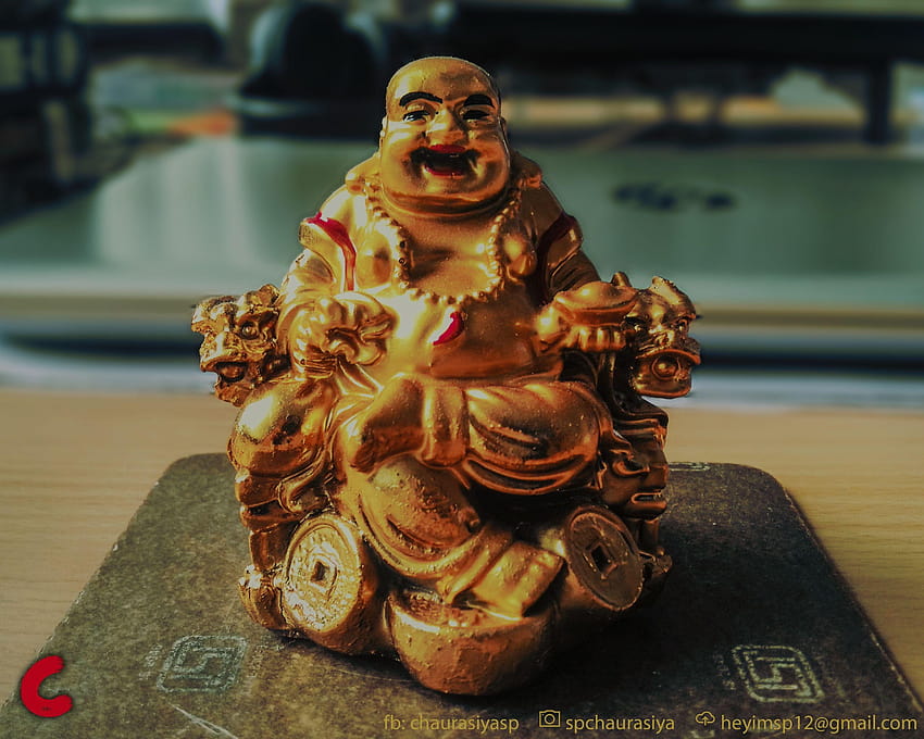 stock de oro, El buda que ríe, Buda que ríe para móvil fondo de pantalla