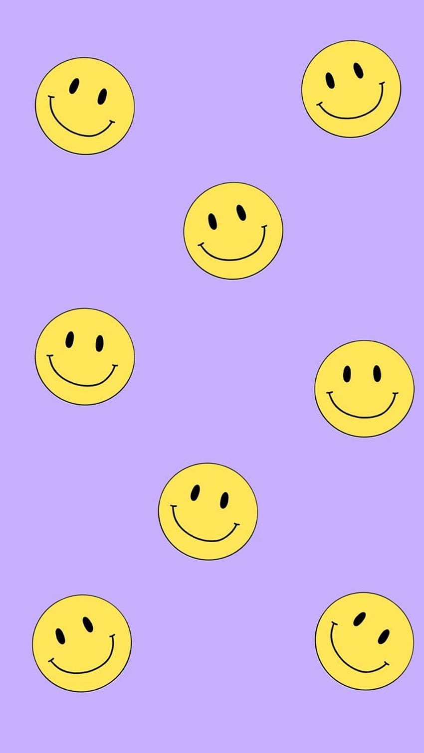 100 °☆ °☆, purple smiley face HD phone wallpaper